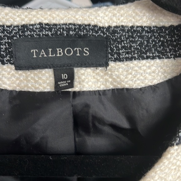 Talbots blue and white jacket - Picture 2 of 6
